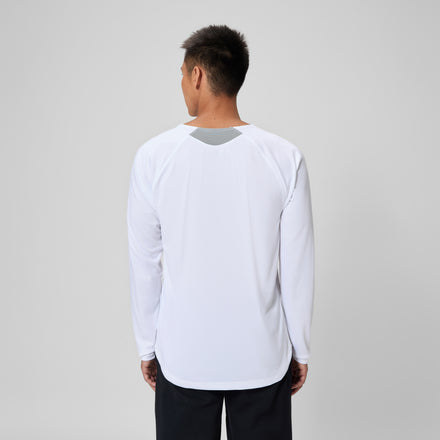 Speedo Long Sleeve Swim Rashguard White
