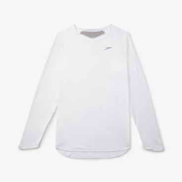 Speedo Long Sleeve Swim Rashguard White