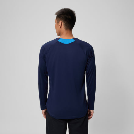 Speedo Long Sleeve Swim Rashguard Navy