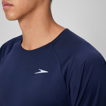 Speedo Long Sleeve Swim Rashguard Navy