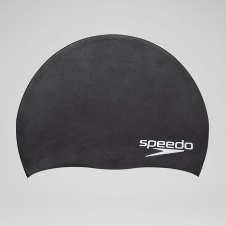 Junior Elastomeric Solid Silicone Cap Black
