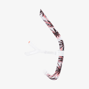 Adult Printed Bullet Head Snorkel Red/White