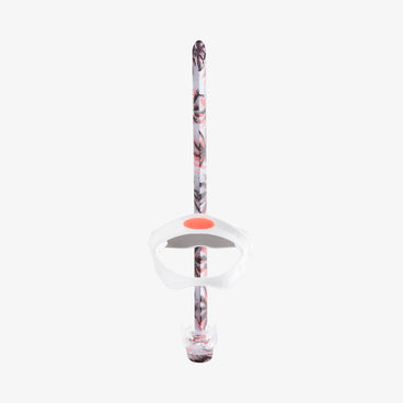 Adult Printed Bullet Head Snorkel Red/White