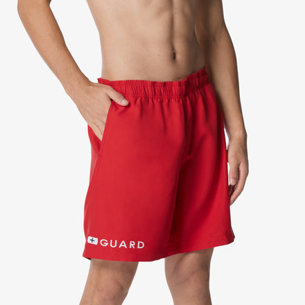 Men's Lifeguard Volley Shorts Red