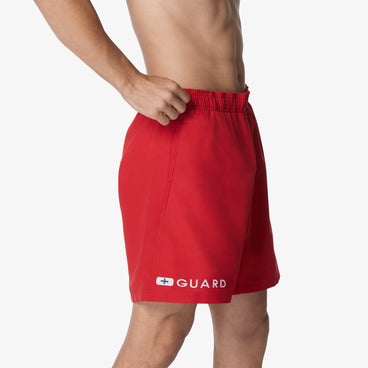 Men's Lifeguard Volley Shorts Red