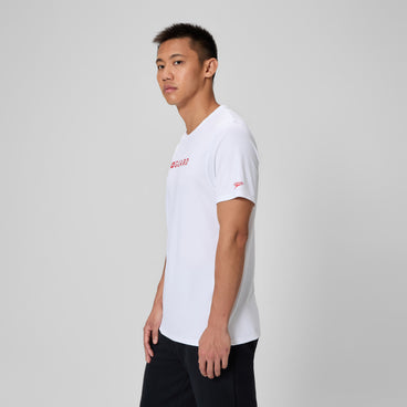 Men's Lifeguard Short Sleeve Tess White