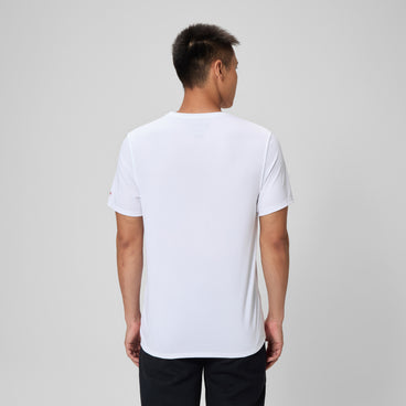 Men's Lifeguard Short Sleeve Tess White