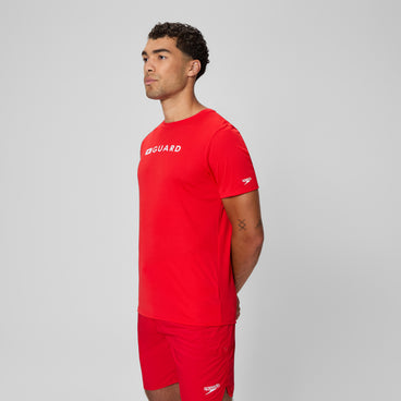 Men's Lifeguard Short Sleeve Tee Red