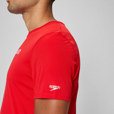 Men's Lifeguard Short Sleeve Tee Red