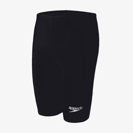 Cuissard de natation couleur unie Powerflex pour hommes, noir