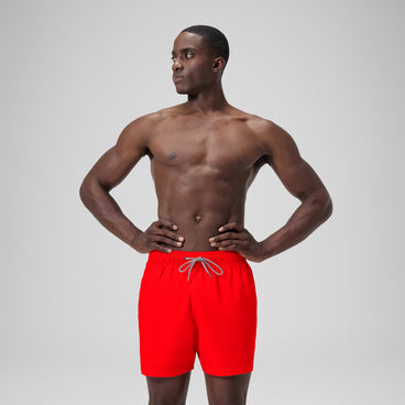 Men's Roofer Volley 16” Swim Trunks Red