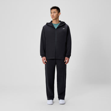Men's Pro Full Zip Fleece Hoodie Black