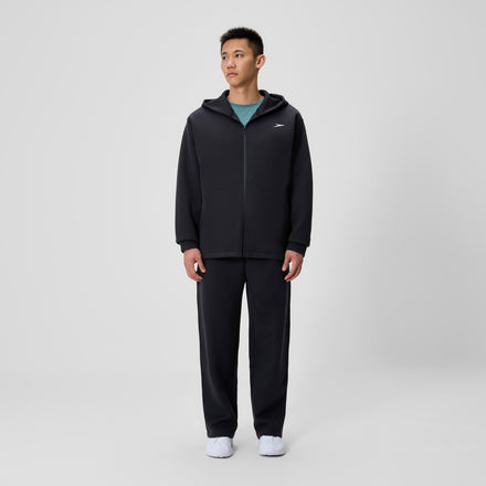 Men's Pro Full Zip Fleece Hoodie Black