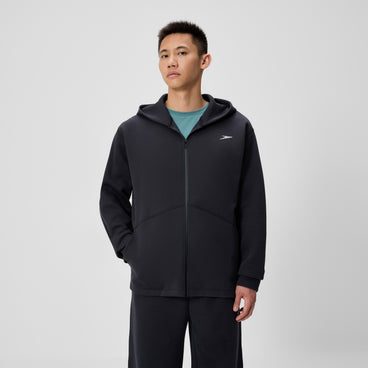 Men's Pro Full Zip Fleece Hoodie Black