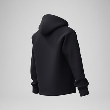 Men's Pro Full Zip Fleece Hoodie Black