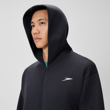 Men's Pro Full Zip Fleece Hoodie Black