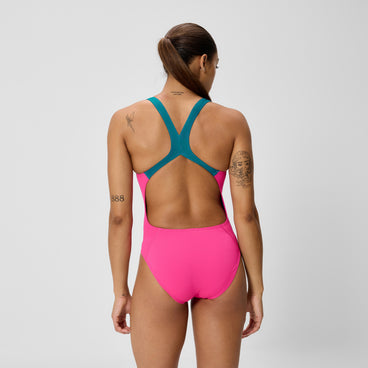 Women's Powerback Swimsuit Pink