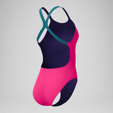 Women's Powerback Swimsuit Pink