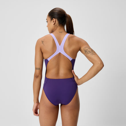Women's Powerback Swimsuit Purple