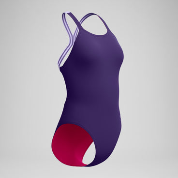 Women's Powerback Swimsuit Purple