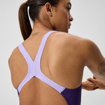 Women's Powerback Swimsuit Purple