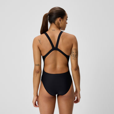 Women's Club Training Leaderback Swimsuit Black