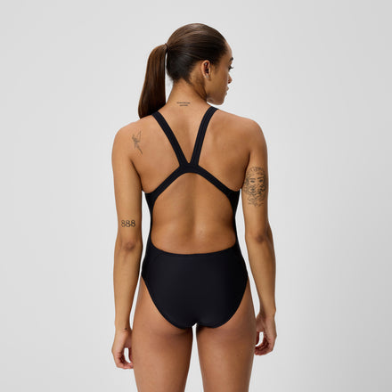 Women's Club Training Leaderback Swimsuit Black