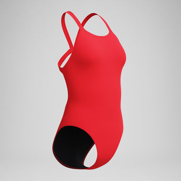 Women's Club Training Leaderback Swimsuit Red