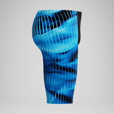 Men's Club Training Printed Jammer Blue/Black