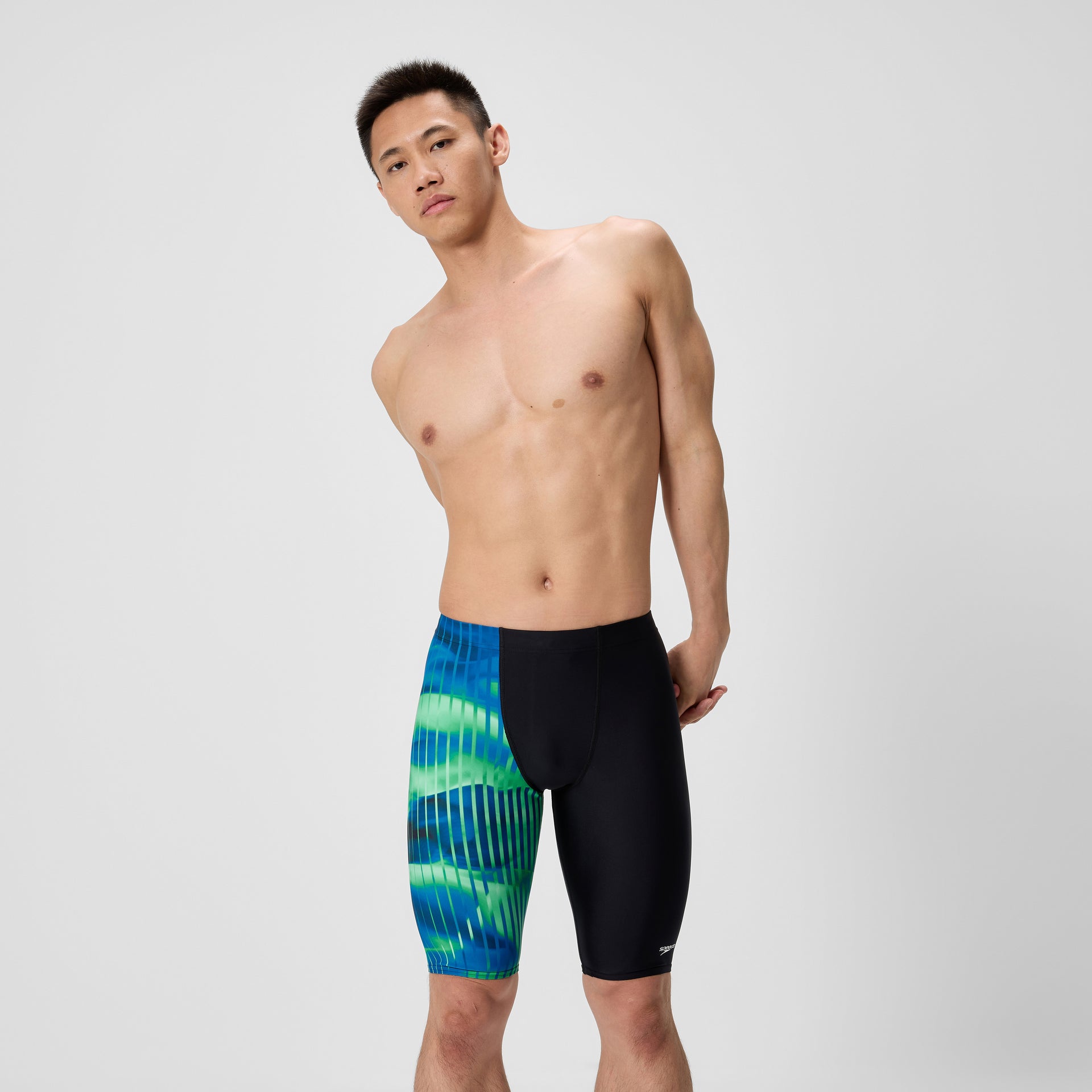Club Training Printed Jammer Blue Black