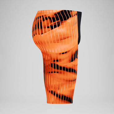 Men's Club Training Printed Jammer Orange/Black