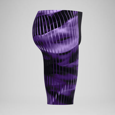 Men's Club Training Printed Jammer Purple