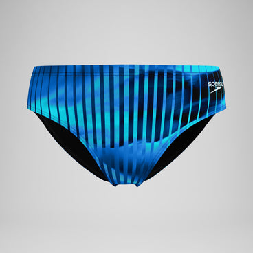 Men's Club Training Printed Brief Blue