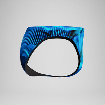 Men's Club Training Printed Brief Blue