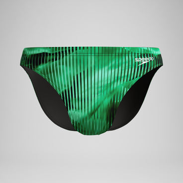 Men's Club Training Printed Brief Green/Black