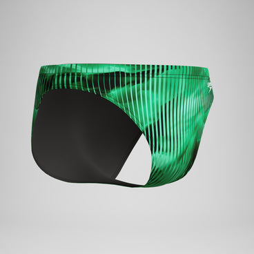 Men's Club Training Printed Brief Green/Black