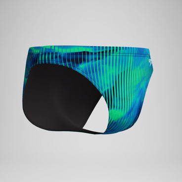 Men's Club Training Printed Brief Blue/Green