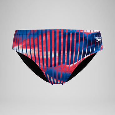 Men's Club Training Printed Brief Red/White/Blue