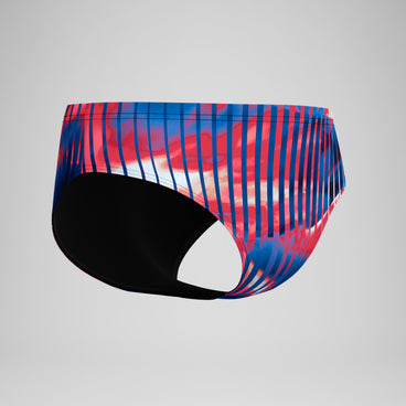 Men's Club Training Printed Brief Red/White/Blue