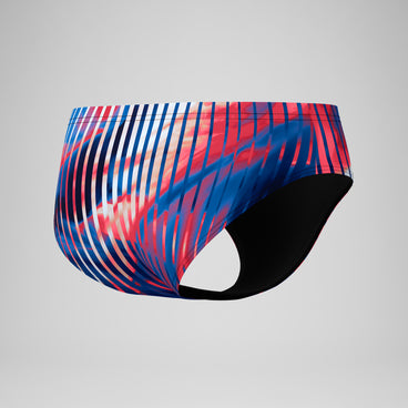 Men's Club Training Printed Brief Red/White/Blue
