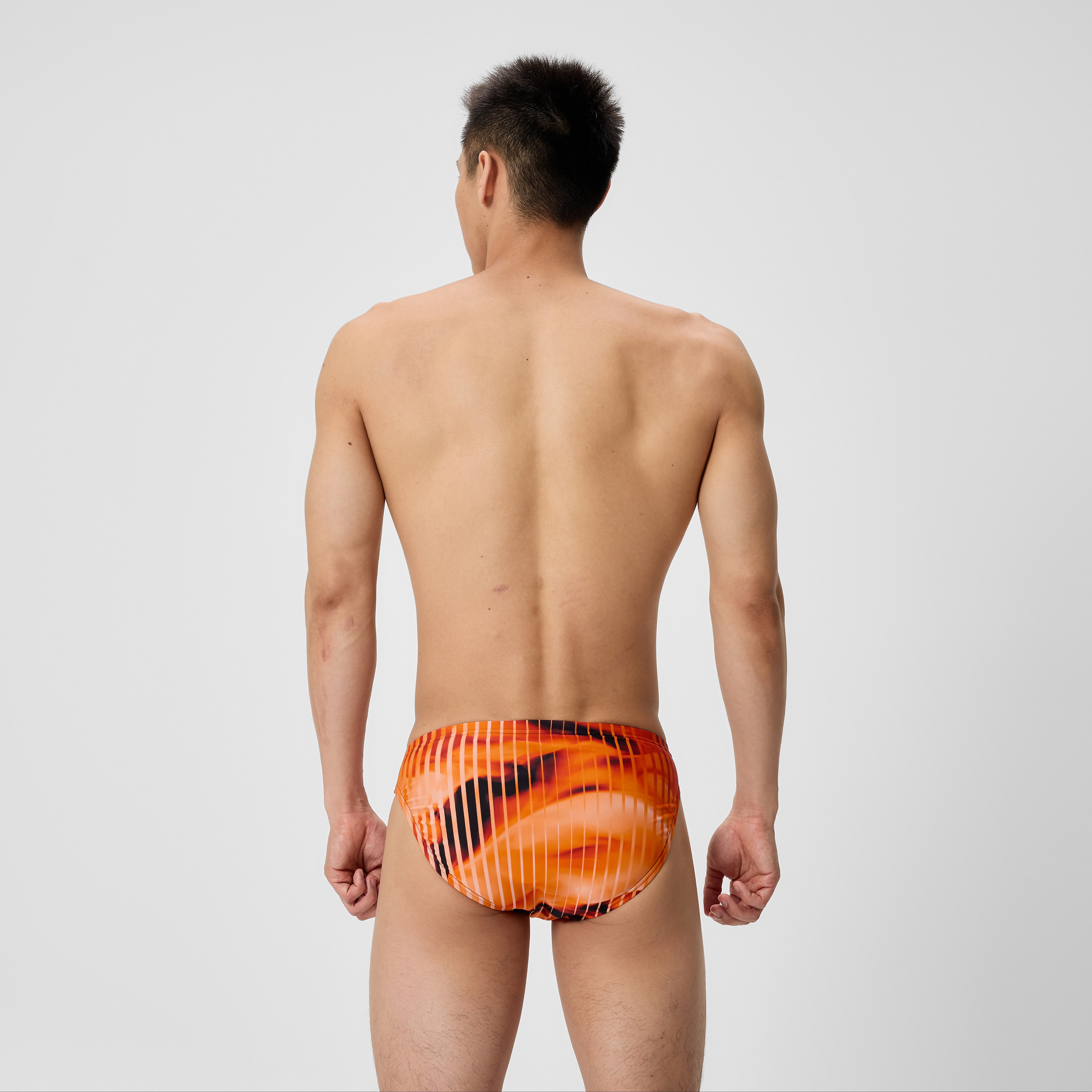Men's Club Training Printed Brief Orange | Speedo