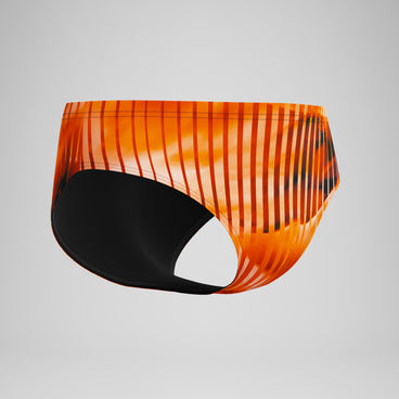 Men's Club Training Printed Brief Orange