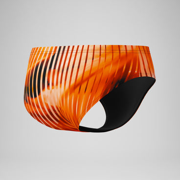 Men's Club Training Printed Brief Orange