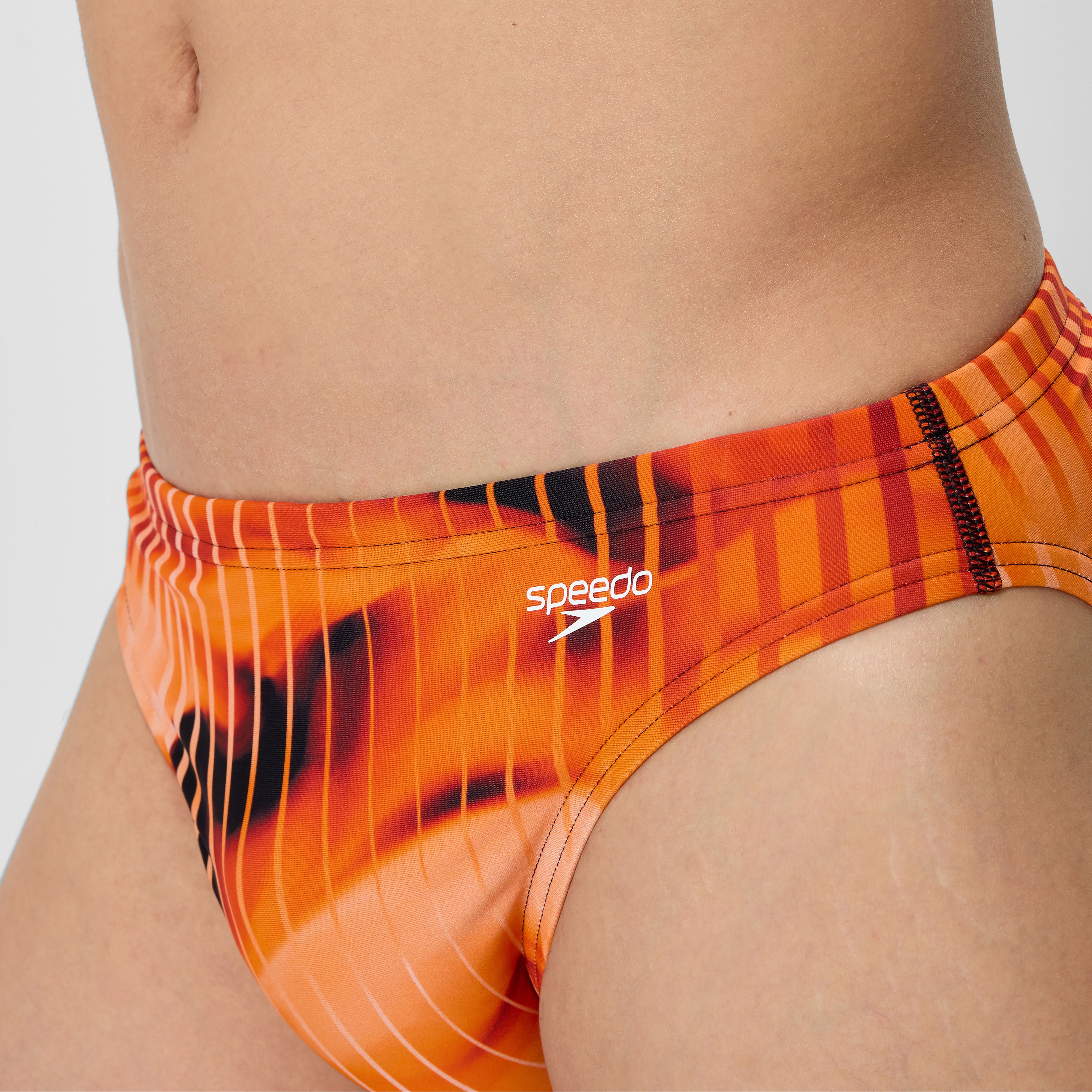 Men's Club Training Printed Brief Orange | Speedo