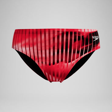 Men's Club Training Printed Brief Red