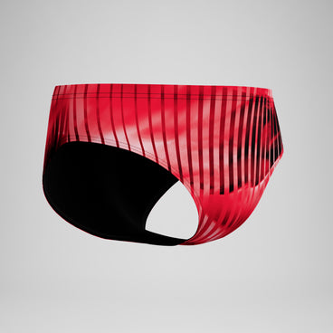 Men's Club Training Printed Brief Red