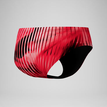 Men's Club Training Printed Brief Red