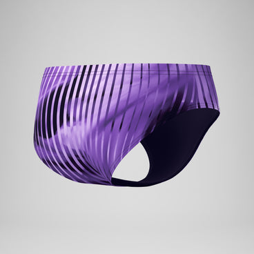 Men's Club Training Printed Brief Purple
