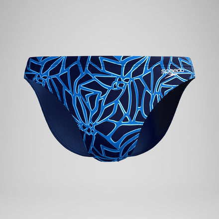 Men's Club Training Printed Brief Blue