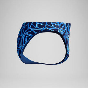 Men's Club Training Printed Brief Blue